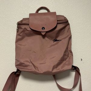 Mauve long champ backpack! Great condition!